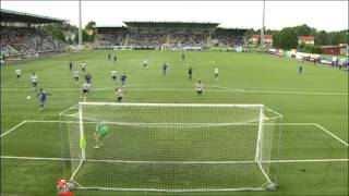 Hønefoss 3  2 Haugesund Gol de Heiner Mora para Hønefoss wwweverardoherreracom [upl. by Ylera]