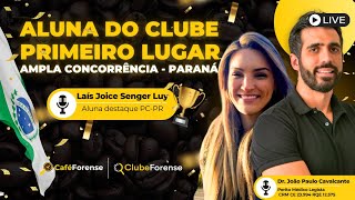 Café Forense ESPECIAL  Aluna Destaque do Clube Forense [upl. by Eilrac]