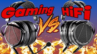 High End HiFi vs Gaming Kopfhörer Audeze LCDX vs LCDGX [upl. by Orpah733]