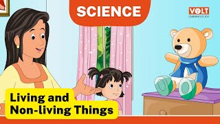 Living and Nonliving Things  Science for Class 1 [upl. by Summer504]