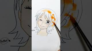 Nami artwork satisfying shorts short anime [upl. by Vania]