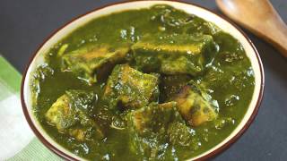 10 Minute Palak Paneer  पालक पनीर  Paneer In Spinach Sauce [upl. by Persas]