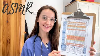 ASMR Medical Student Examines You  Realistic Observation Chart  FULL Observations amp Vital Signs [upl. by Atilam653]