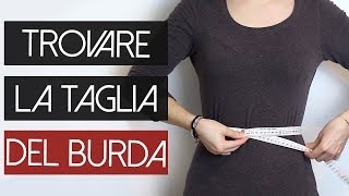 Come trovare la propria taglia del Burda  Un punto alla volta [upl. by Ailhad]