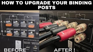 How to Upgrade Your Old Speaker Terminals [upl. by Kcired462]