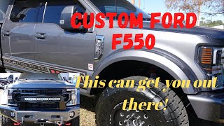 2022 Ford F550 by Elevation Off Grid for massive RV power and towing capability with Liquid Springs [upl. by Turtle832]