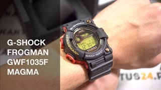 Casio GShock GWF1035F1JR Magma Ocean Frogman 35th Anniversary [upl. by Tori]