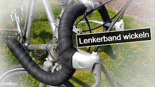 Lenkerband am Rennrad wickeln  DIY  How To  TUTORIAL [upl. by Harhay]