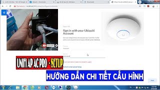 UNIFI AP AC PRO SETUP🔴 Hướng Dẫn Chi Tiết Cách Cấu Hình [upl. by Enneite]