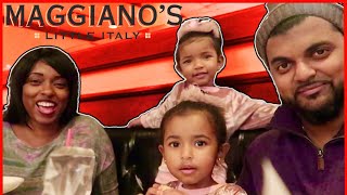 MAGGIANOS LITTLE ITALY RESTAURANT MUKBANK [upl. by Acinehs928]