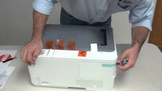 Video Tutorial AI18  Okidata Color Printer Setup [upl. by Muslim592]