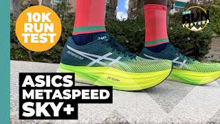 Asics Metaspeed Sky First Run Review 10k Run Test By 2 runners [upl. by Poll]