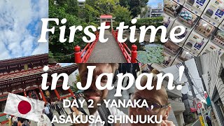 Episode 2  First time in Japan  Yanaka Asakusa amp Shinjuku [upl. by Ahtebat]