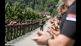 Doček pripadnika Žandarmerije Miloša Jevremovića [upl. by Almeida]