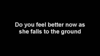 Red Jumpsuit Apparatus Face Down As She Falls To The Ground With Lyrics [upl. by Wandy]