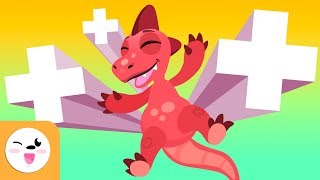 Addition for kids  Mathematics for kids with dinosaurs  Exercises [upl. by Don]