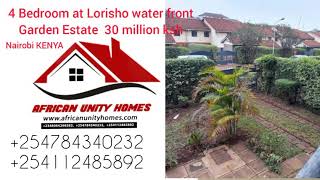 4 bedroom house at loresho water front garden 🏡 Estate Nairobi [upl. by Donnenfeld]