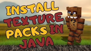 How to Install Texture Packs for Minecraft Java  Minecraft Tutorial 2024 [upl. by Atreb]