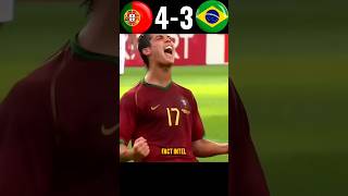 Brazil🇧🇷 🆚 Portugal🇵🇹 Semi Final Worldcup fotball fifa urcristiano shorts video FactIntel [upl. by Einnhoj660]