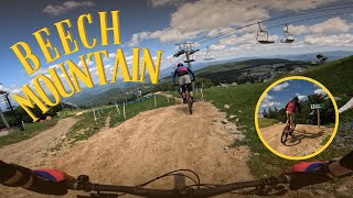 How Does the New Trail Bike Handle Park  Beech Mountain [upl. by Retsevlis]