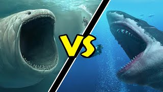 Megalodon VS Bloop Quem venceria essa Batalha [upl. by Akenahc548]