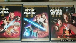 Trilogía Star Wars I II III DVD Unboxing [upl. by Libenson3]