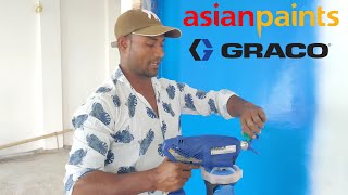 Wall Painting Machine  Graco Ultra Corded Airless Handheld paint Sprayer [upl. by Ardisj]