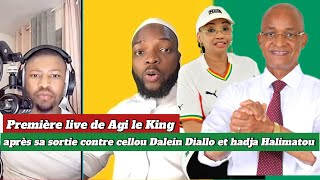 Première live de Agi le King après sa sortie contre cellou Dalein Diallo [upl. by Ivel]