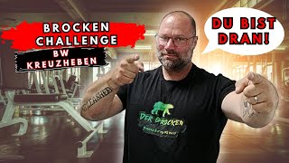 Kreuzheben Brocken Challenge Bist du bereit  Challenge 1 [upl. by Mihcaoj]