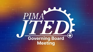 Pima JTED Governing Board Meeting November 12th 2024 [upl. by Elpmet756]