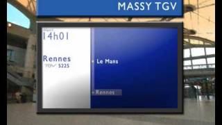 Meilleure qualité  Annonce SNCF en gare de Massy TGV [upl. by Emily]