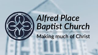 Alfred Place Baptist Church  Evening Service  3rd November 2024 [upl. by Oniratac503]