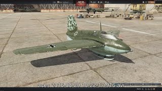 War Thunder  Me 163 Komet  Hanna Reitsch  Test Flight  Simulator [upl. by Ahsitahs577]