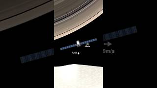 Landing Probe on Saturn’s Enceladus Moon in SFS 🪐 shorts spaceflightsimulator [upl. by Nywrad]