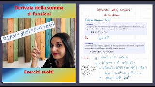 Derivata della somma di funzioni [upl. by Ventura139]