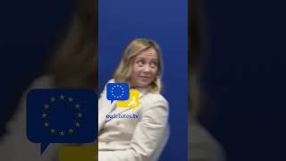 Meloni eudebates in Budapest and gets angry Relax EU love prevails [upl. by Peter]