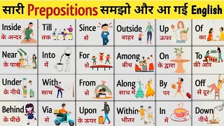 Preposition  Preposition in English  Prepositions List  Preposition Examples [upl. by Adnahcal]