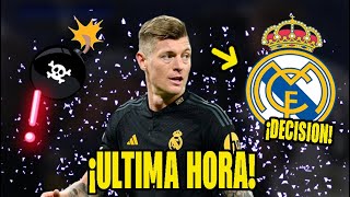 ¡NOTICION INESPERADO ¡NADIE SE LO ESPERABA DE KROOS ¡DECISION FINAL  NOTICIAS REAL MADRID HOY [upl. by Mixam690]