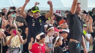 ロッシ バトン 富士スピードウェイ ６時間耐久レース ドライバーズトークショー WEC JAPAN 6 Hours Valentino Rossi in Fuji 20249月 [upl. by Adlesirhc844]