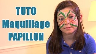 Carnaval Comment faire un maquillage papillon [upl. by Marget739]