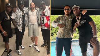 50 Cent Tony Yayo And Uncle Murda Linked Up With Big Meech And Lil Meech In Restaurant In Miami [upl. by Normi]