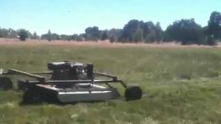 Kunz Engineering Rough Cut Towable Field Mower [upl. by Sedrul]