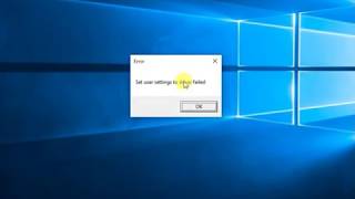 How to fix Error Set user setting to driver failed Solved [upl. by Ayekahs]