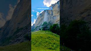 Lauterbrunnen Switzerland 🇨🇭 Staubbachfall shotrs lauterbrunnen switzerland [upl. by Nilak]