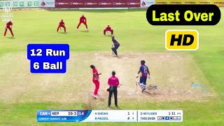 Nepal vs Canada A 4th ODI Practice Cricket Match Highlights 2024  NEP vs Canada HP Team Highlights [upl. by Derick361]