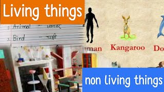 Living and nonliving things  living things  non living things livingandnonlivingthings [upl. by Lovell]