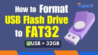 How to Format USB Flash Drive to FAT32 Larger than 32GB [upl. by Llennahs]