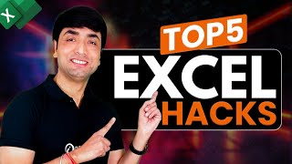 Top 5 Excel Hacks amp Productivity Tricks [upl. by Agle]