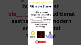 Fill in the blanks for Duolingo English Test Repeated questions [upl. by Revlis]