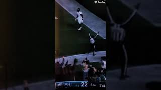 Incredible catch by Devonta Smith football [upl. by Ahsiekit204]